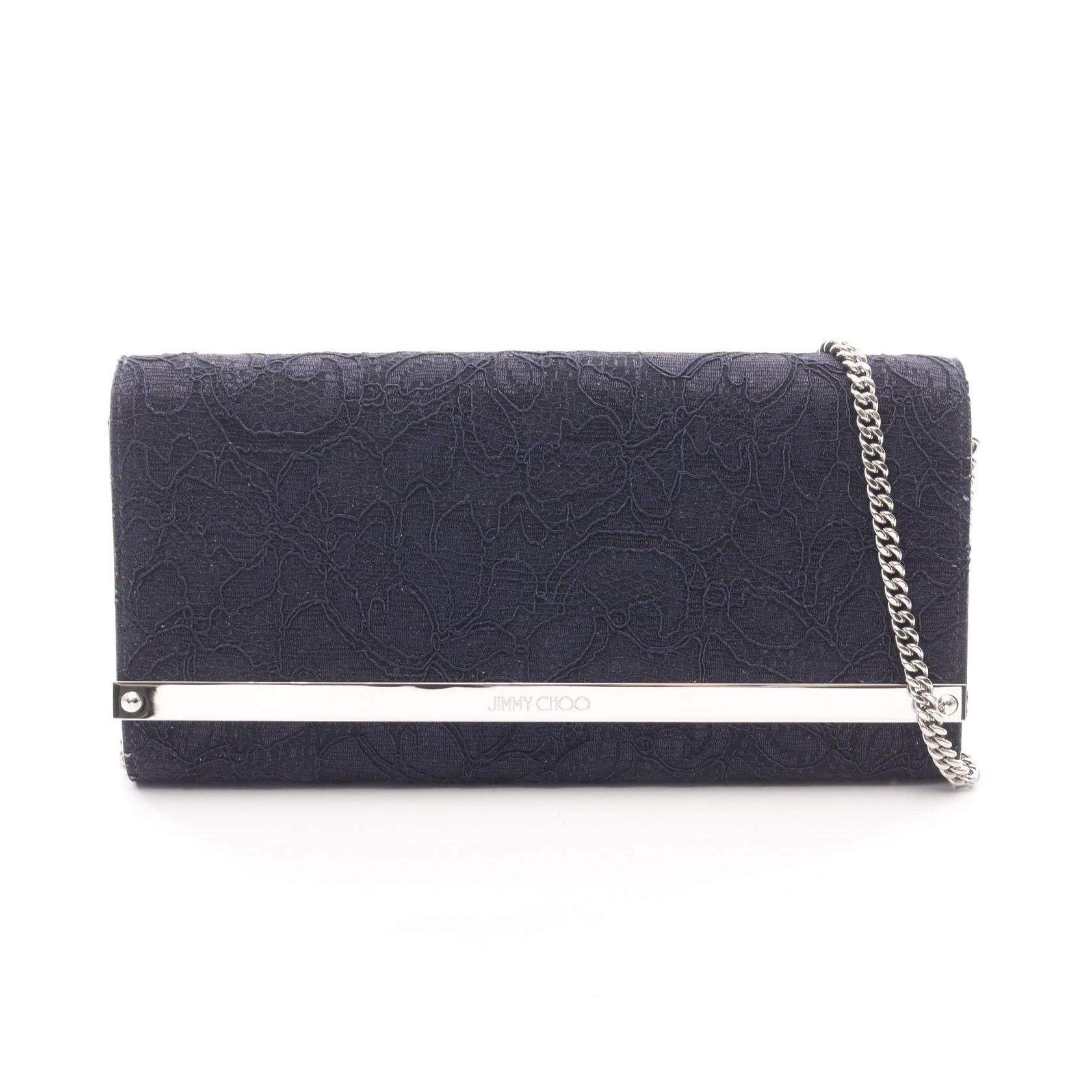 JIMMY CHOO MILLA Lace Shoulder Bag