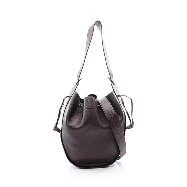 The Row XL Drawstring Hobo Leather Shoulder Bag