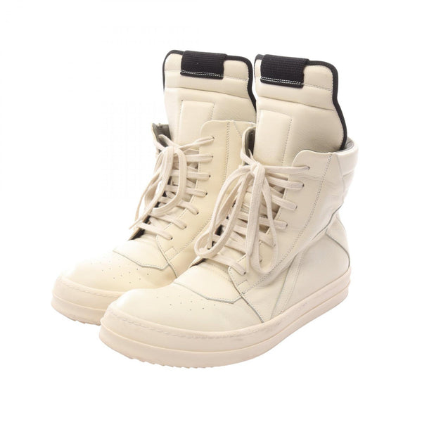 Rick Owens Geo Basket Leather Sneakers