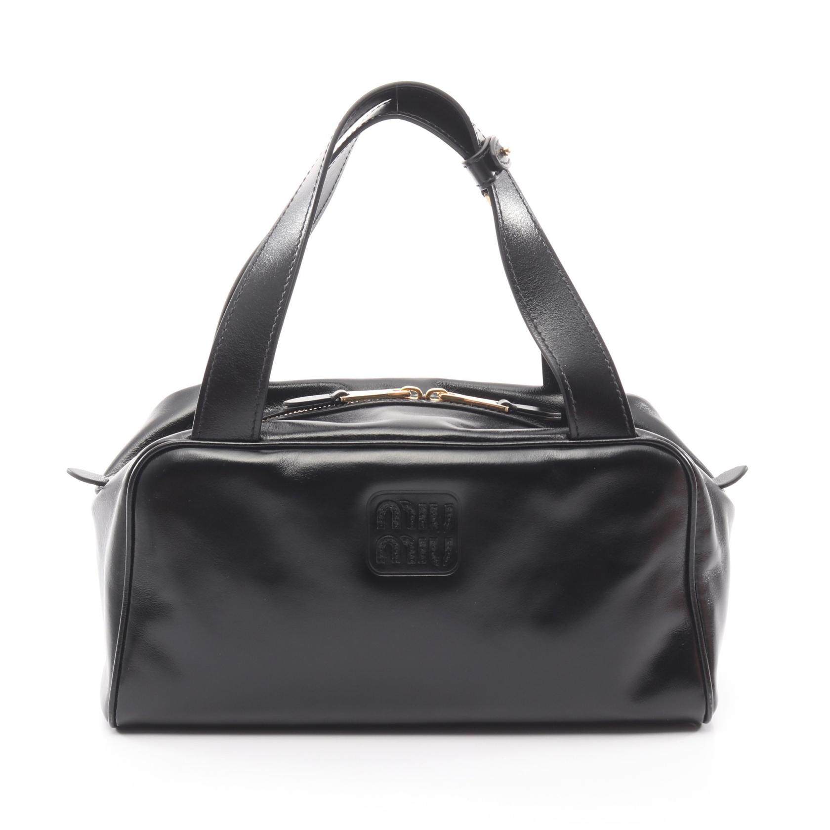 Miu Miu SOFTY SHINE Leather Handbag