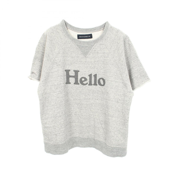 MADISONBLUE Cotton Short Sleeve Sweatshirt