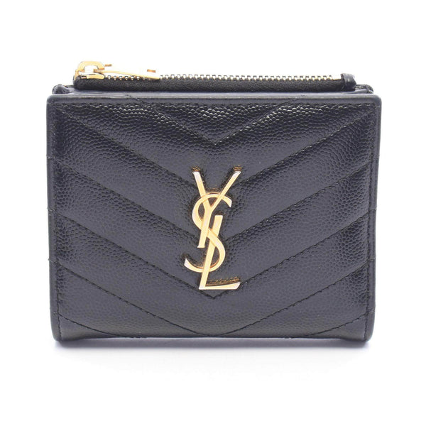 Saint Laurent Paris Monogram Leather Wallet