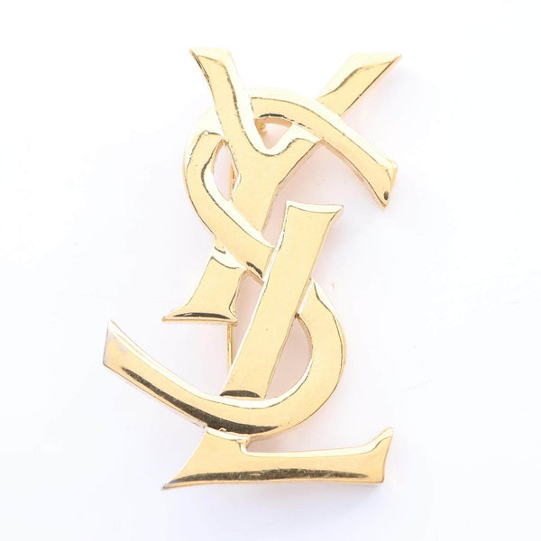 Yves Saint Laurent Logo Brooch