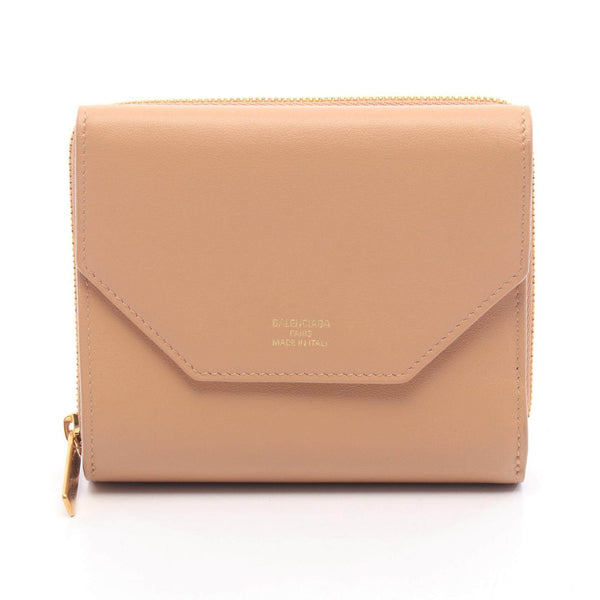 Balenciaga Envelope Leather Trifold Wallet