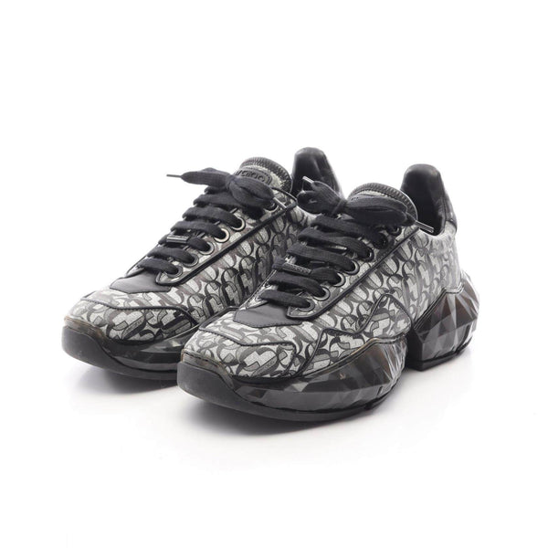 Jimmy Choo DIAMOND JC logo Leather Sneakers
