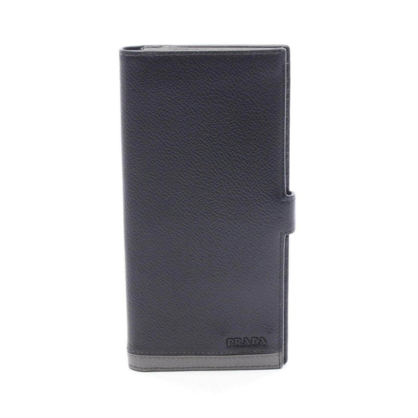 PRADA Leather Long Wallet
