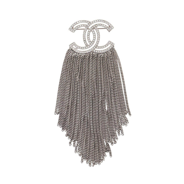 Chanel Coco Mark Fringe Brooch