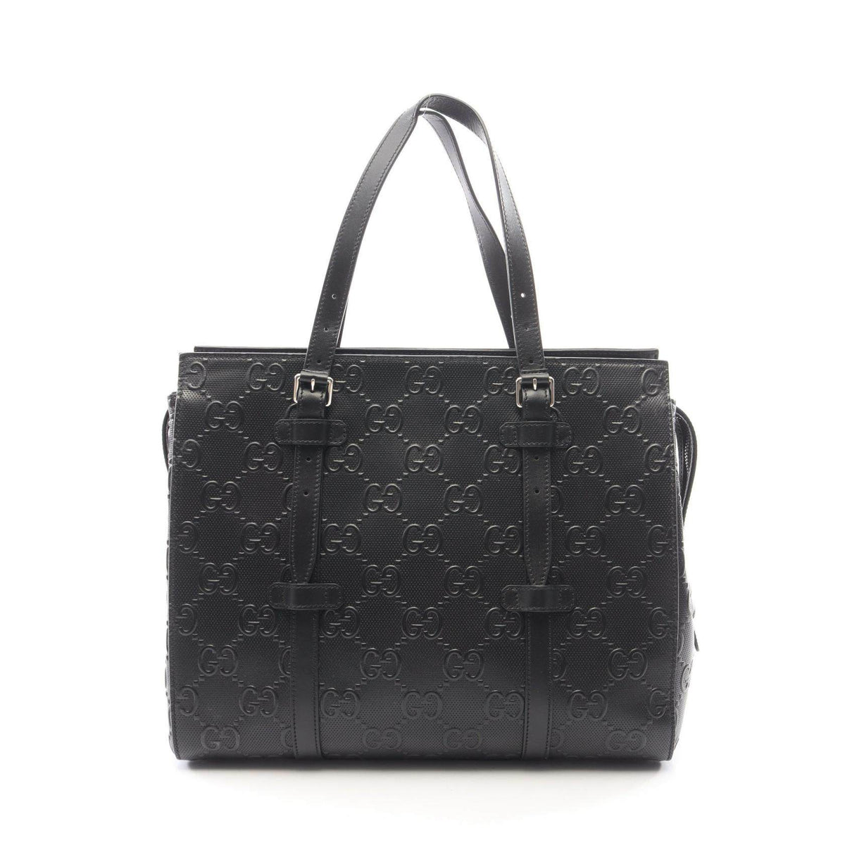 Gucci GG Embossed Leather Tote Bag