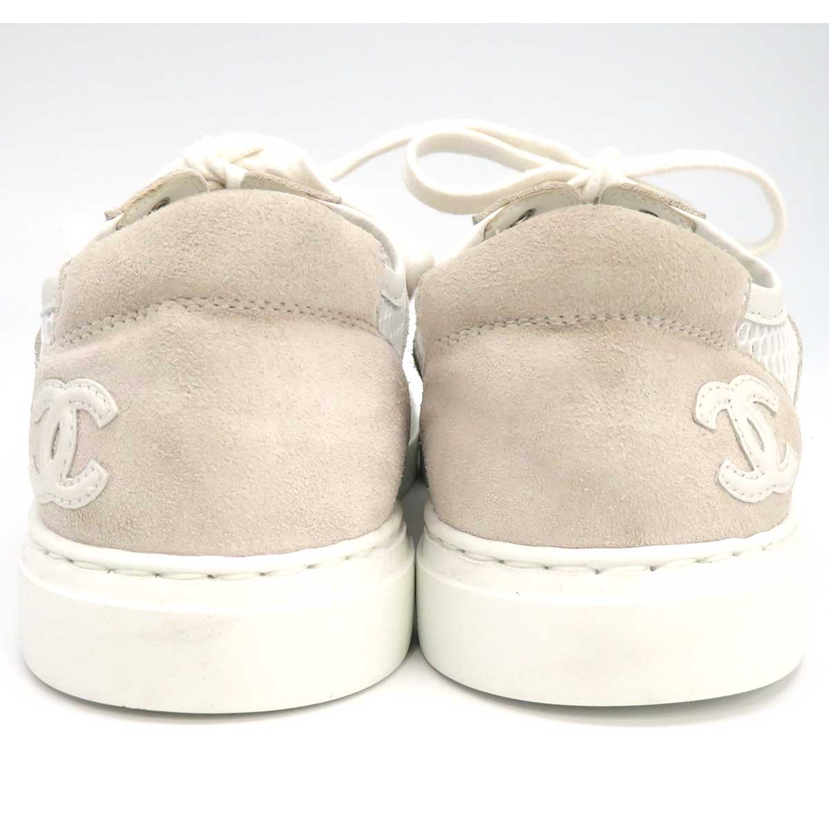 Chanel Suede Low-Cut Sneakers G30784