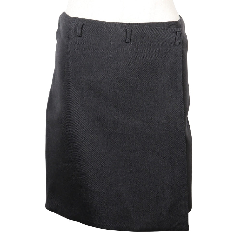 Gucci Acetate Silk Skirt Black