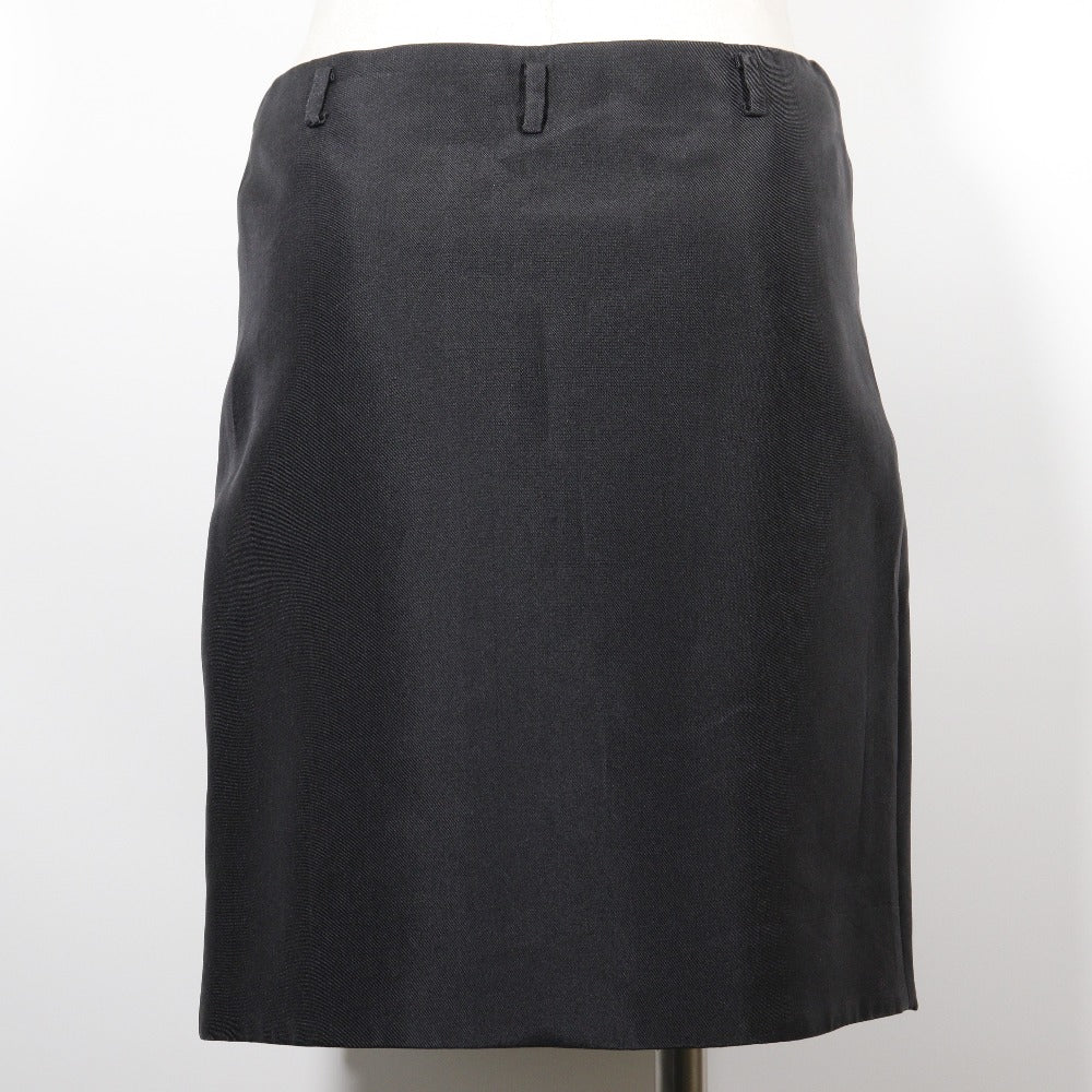 Gucci Acetate Silk Skirt Black