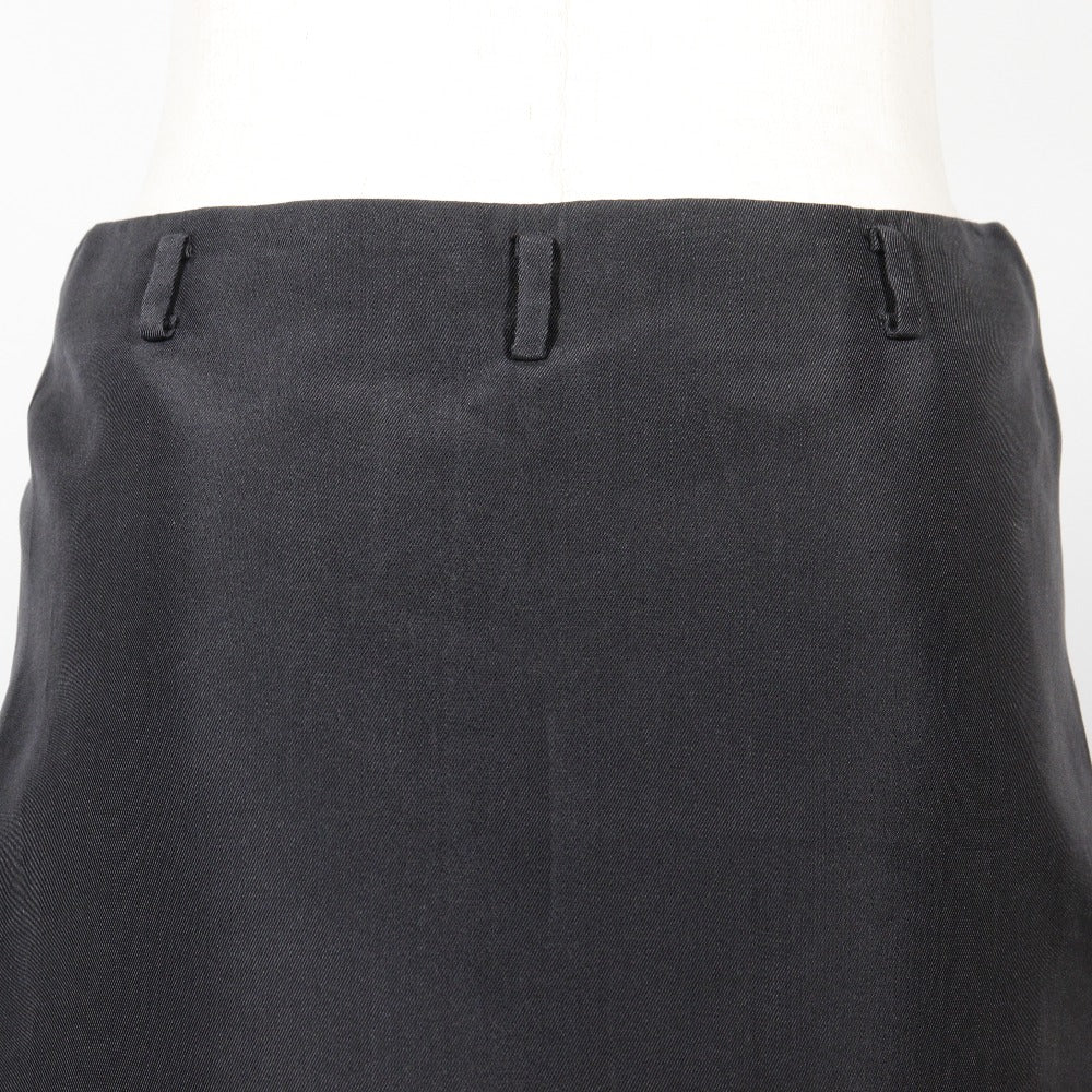 Gucci Acetate Silk Skirt Black