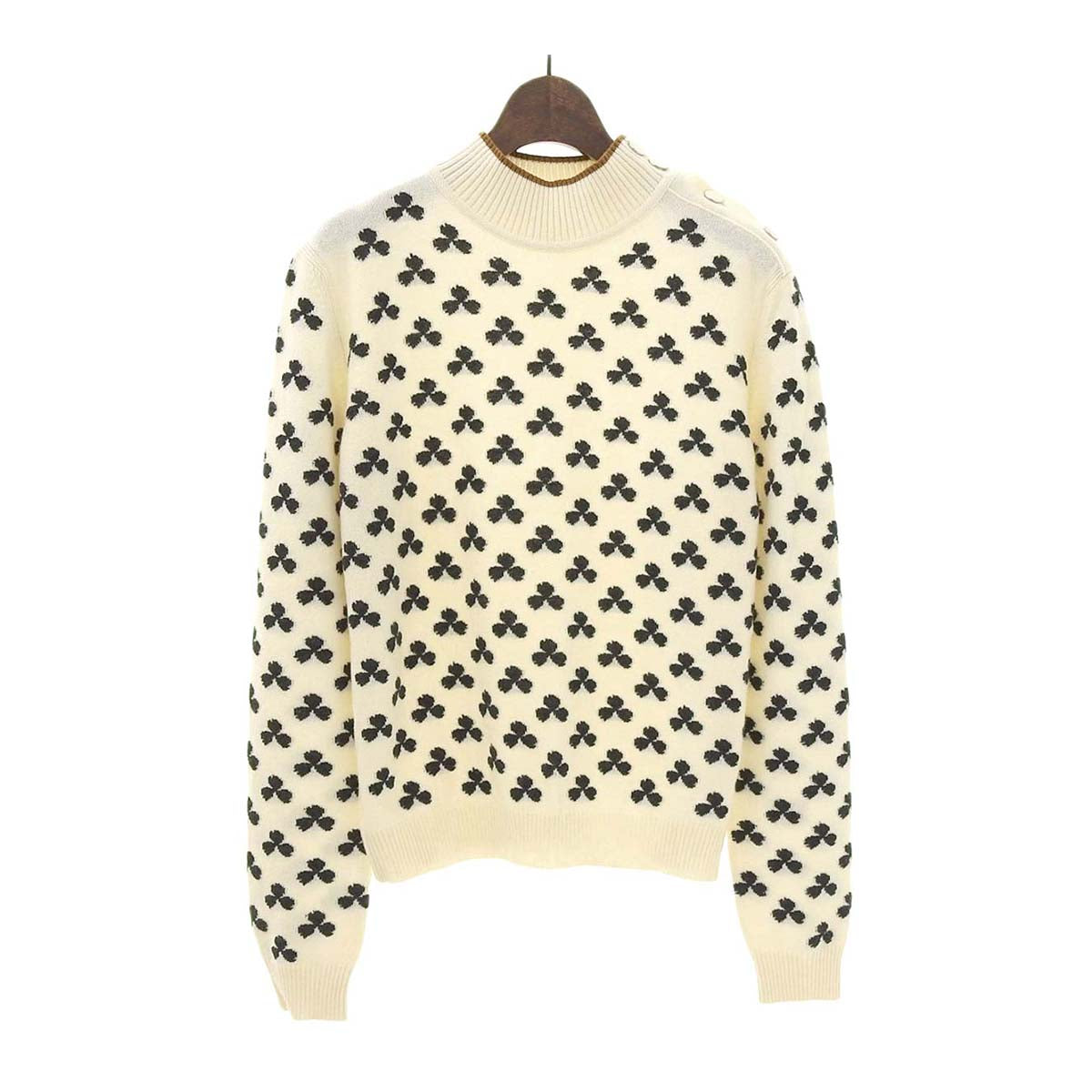 Hermes Cashmere Knit Sweater Ivory