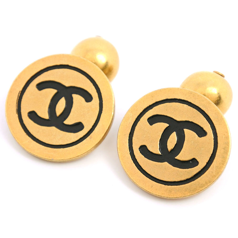 Chanel CC Dangle Cufflinks Metal Other in Good condition
