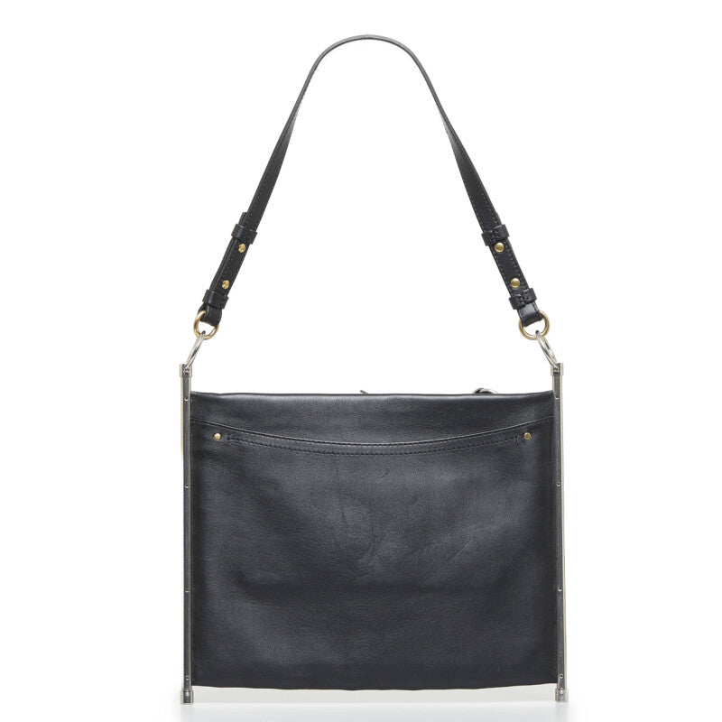 Chloe Roy Leather 2WAY Handbag Black