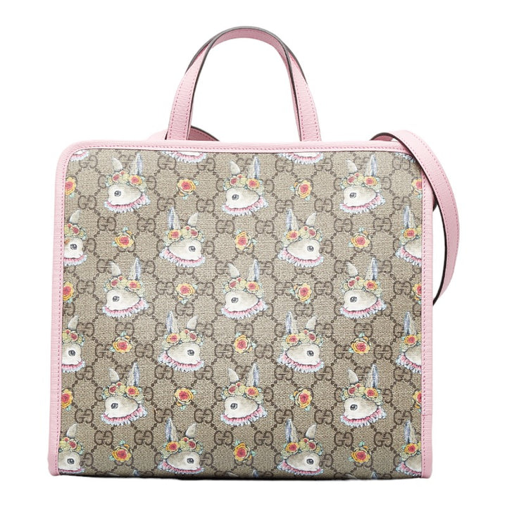 Gucci GG Supreme Rabbit Yuko Higuchi 2WAY Handbag Shoulder Bag