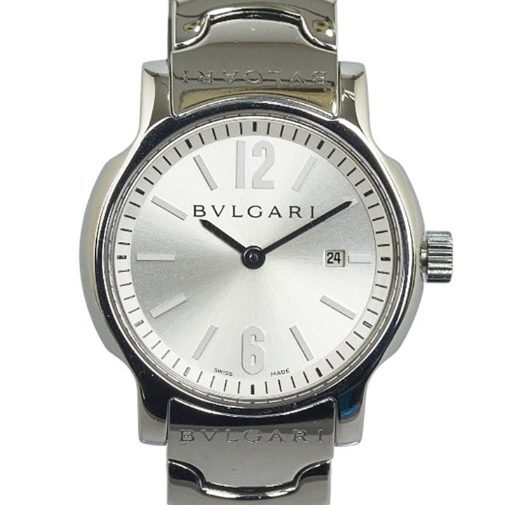 Bvlgari Solo Tempo Quartz Watch ST29S Stainless Steel in Very Good Condition