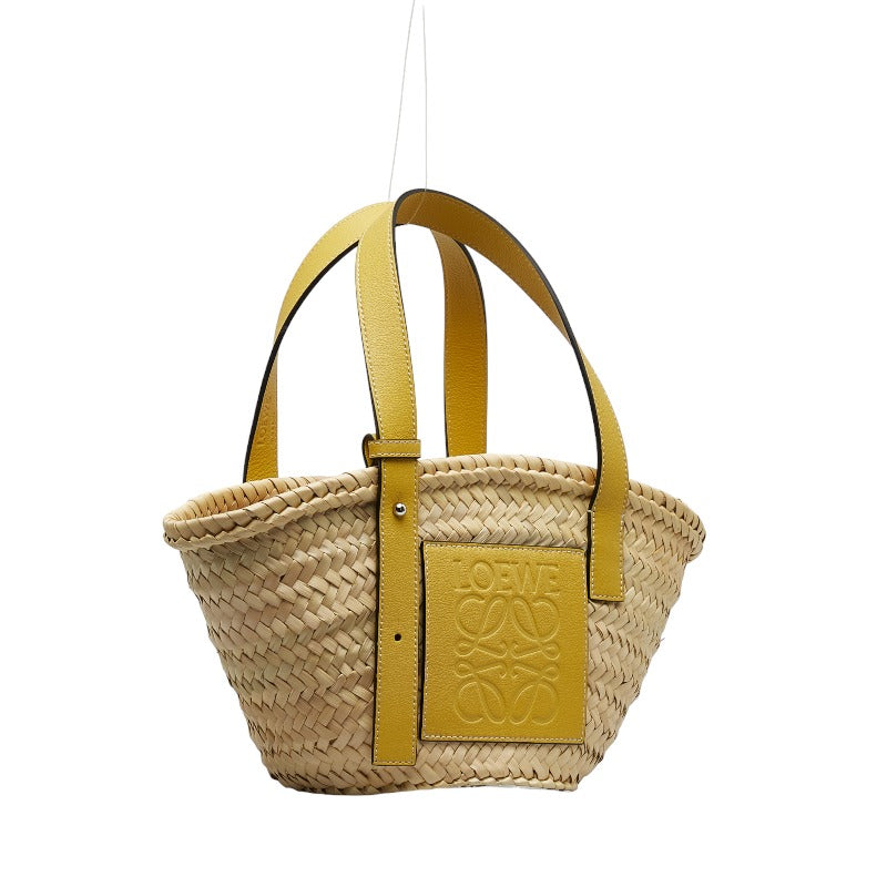 Loewe Raffia Basket Tote Bag Natural Material Tote Bag in Good condition