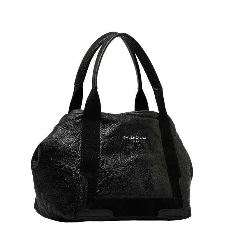 Leather Navy Cabas S Tote 339933