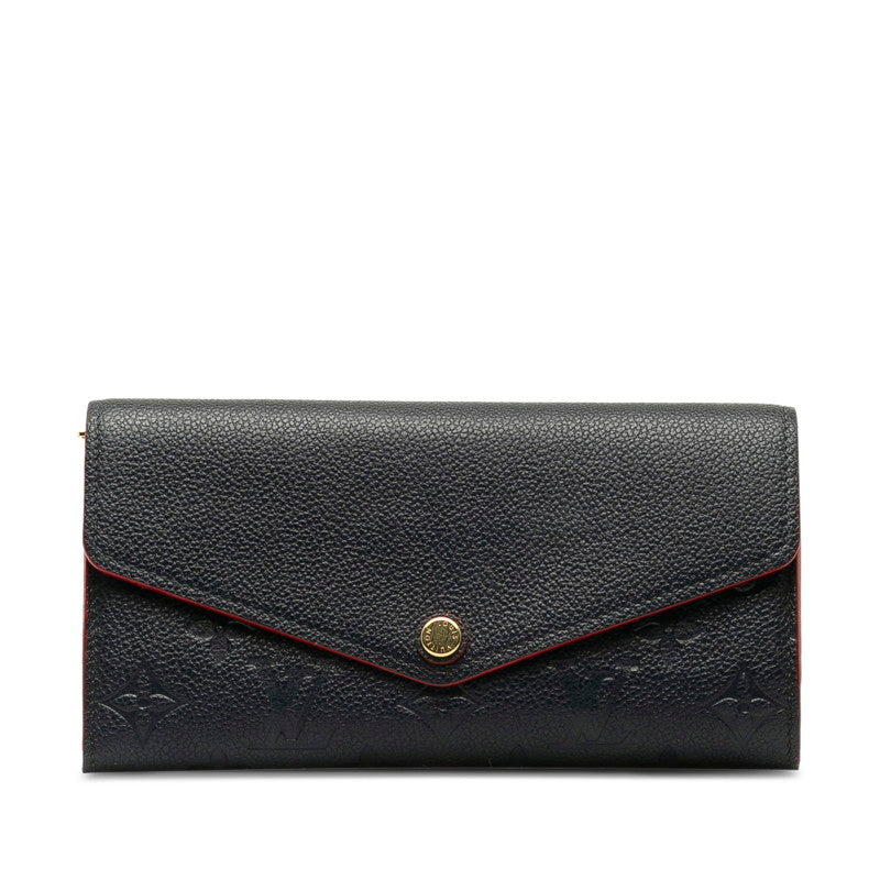 Louis Vuitton Portefeuille Sarah Leather Long Wallet M62125 in Good condition