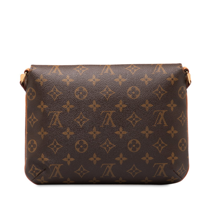 Louis Vuitton Monogram Musette Tango Short Shoulder Bag M51257 Brown PVC Leather