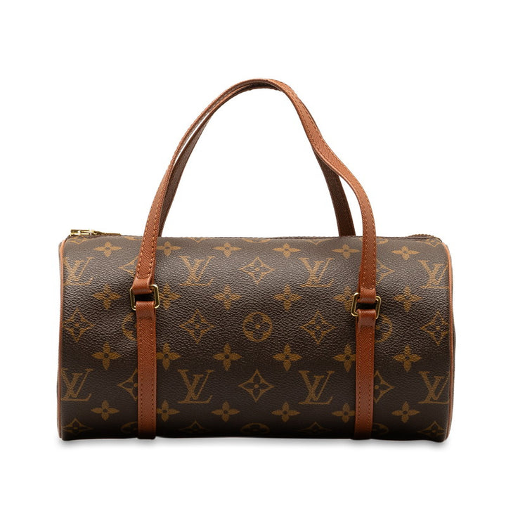 Louis Vuitton Monogram Papillon 26 Shoulder Bag M51386 Brown PVC Leather in Very Good Condition