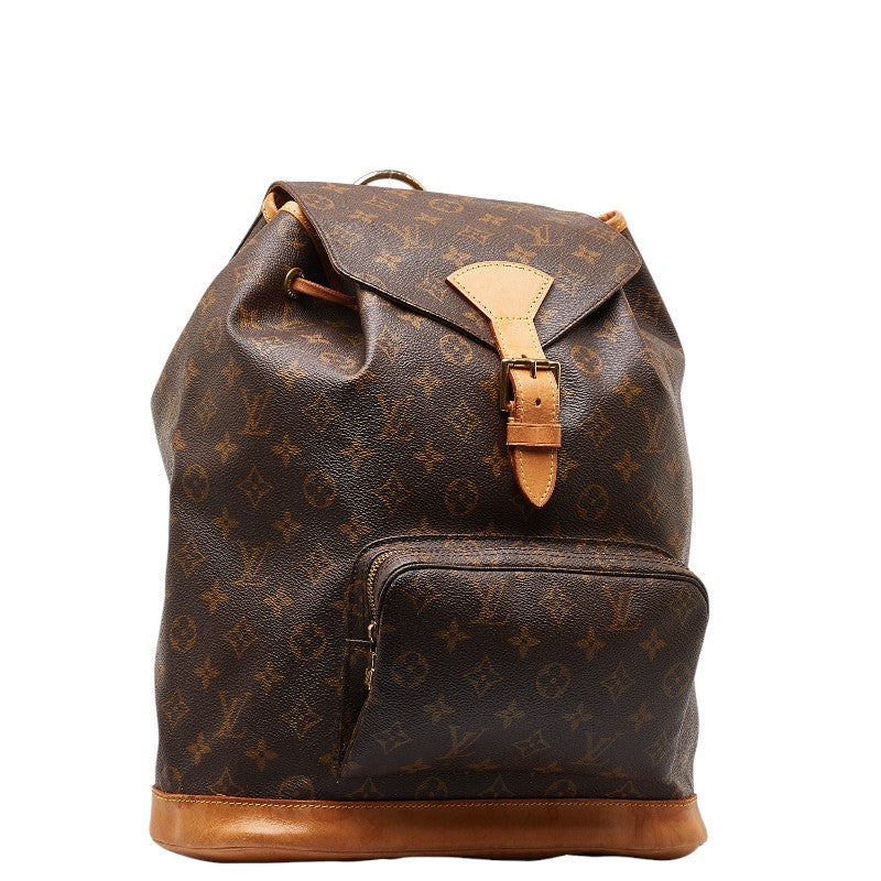 Louis Vuitton Monogram Montsouris GM  Canvas Backpack M51135 in Good condition