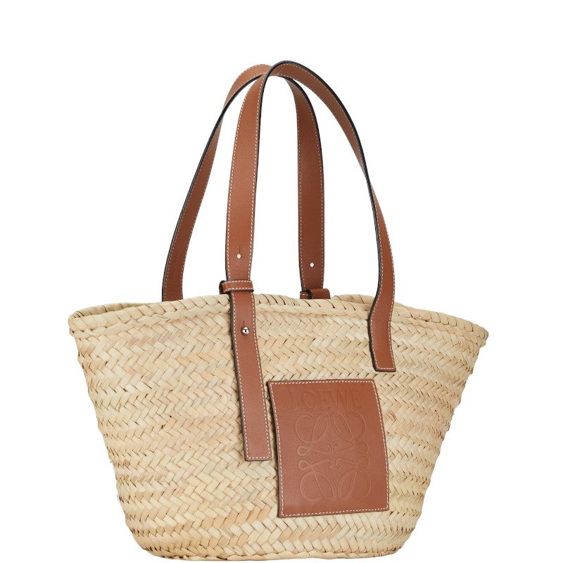 Loewe Raffia Basket Tote Bag  Natural Material Handbag in Excellent condition