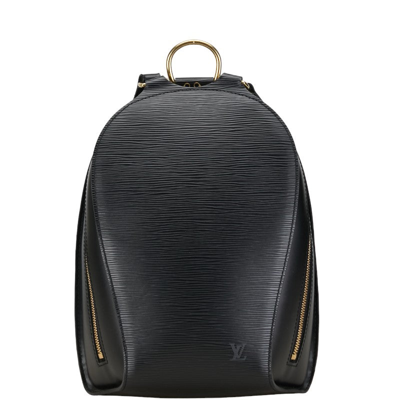 Louis Vuitton Epi Mabillon Backpack M52232 Black Leather in Very Good Condition