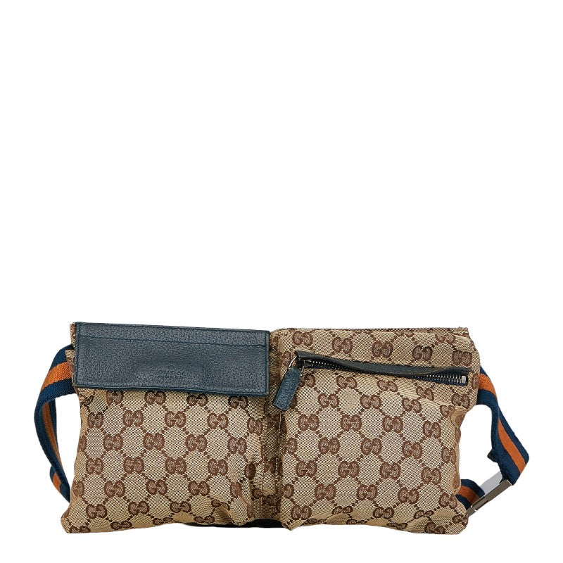 Gucci GG Canvas Belt Bag  Canvas Belt Bag 28566 in Good condition