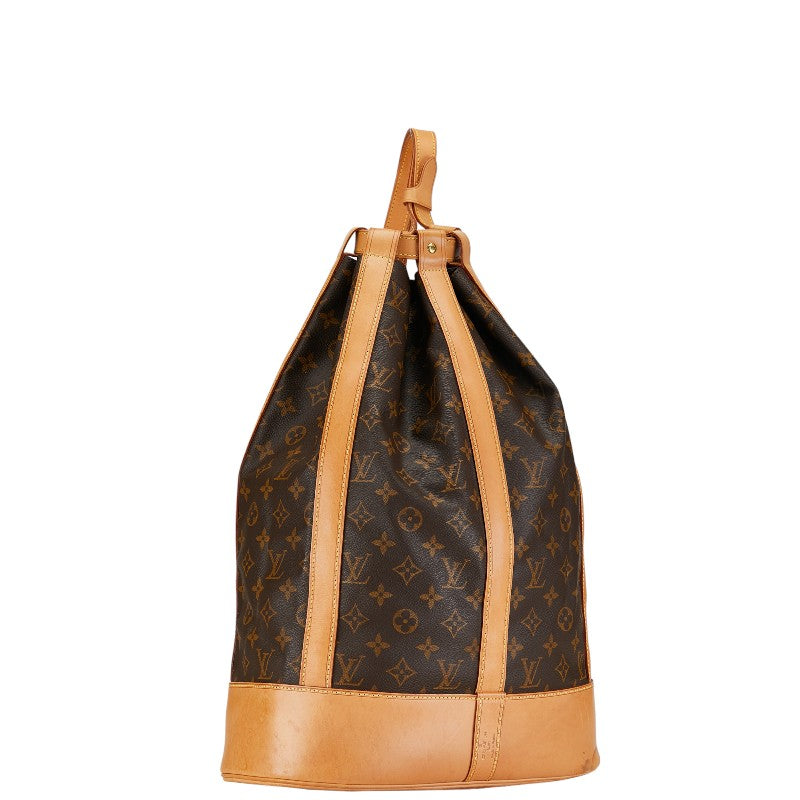 Louis Vuitton Randonnee GM Canvas Shoulder Bag M42244 in Good condition