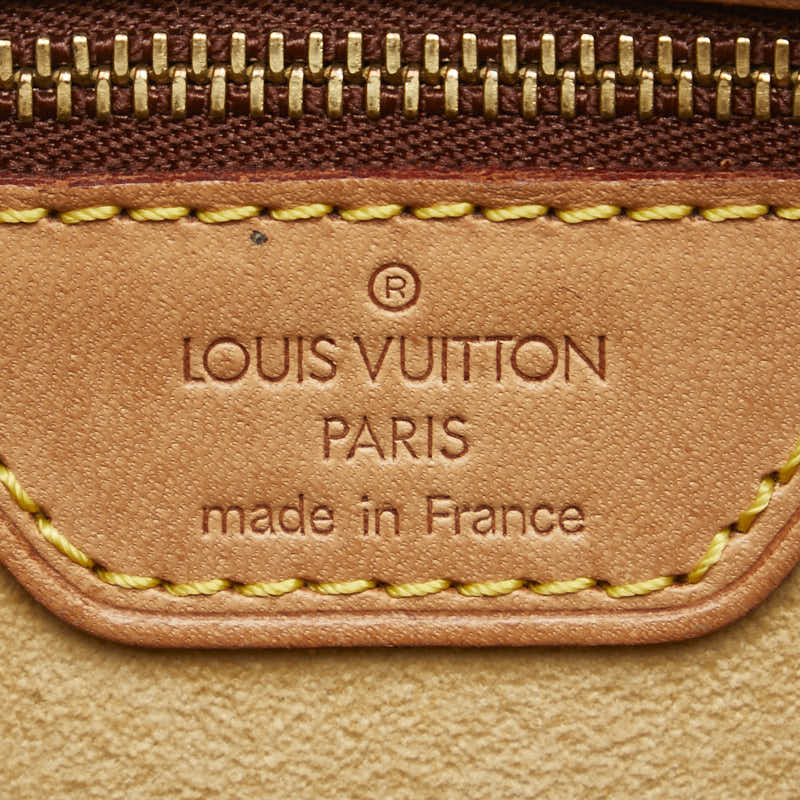 Louis Vuitton Monogram Looping GM Shoulder Bag M51145 Brown PVC Leather in Very Good Condition