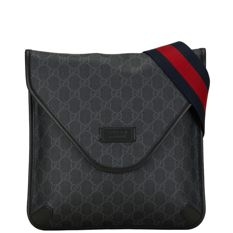 Gucci GG Supreme Messenger Bag Canvas Crossbody Bag 599521 in Good condition