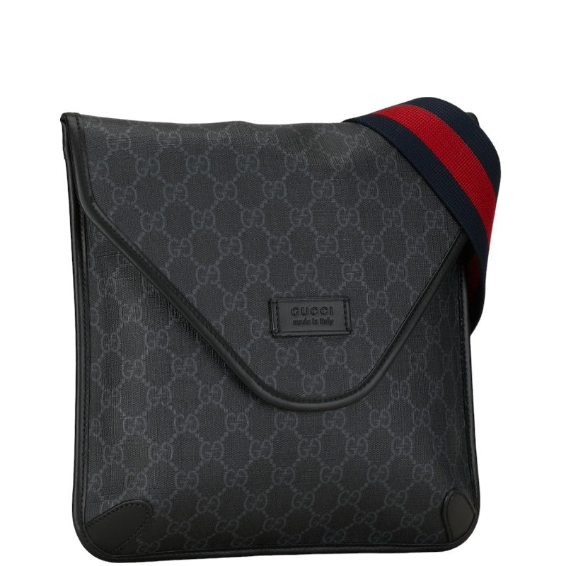 Gucci GG Supreme Messenger Bag Canvas Crossbody Bag 599521 in Good condition