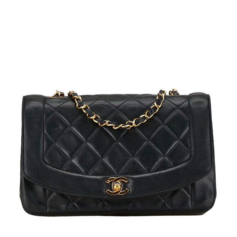 Chanel Matelasse Diana Lambskin Shoulder Bag in Very Good Condition