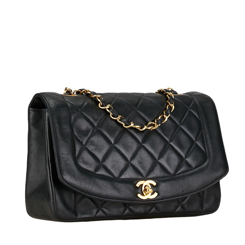 Chanel Matelasse Diana Lambskin Shoulder Bag in Very Good Condition