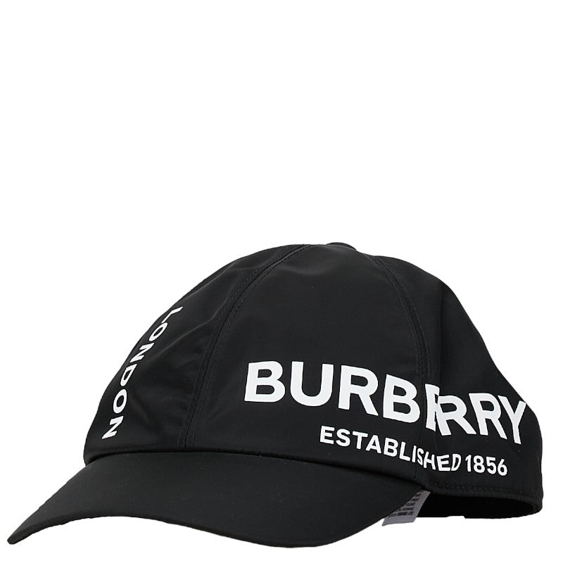 Burberry Nylon Logo Cap Black in Great Condition