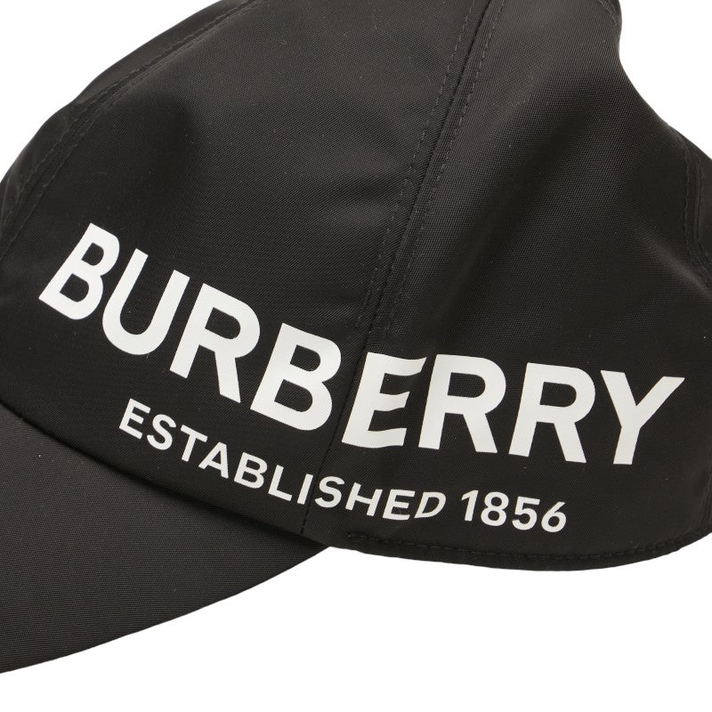 Burberry Nylon Logo Cap Black in Great Condition