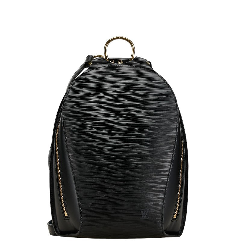 Louis Vuitton Epi Mabillon Backpack M52232 Black Leather in Very Good Condition