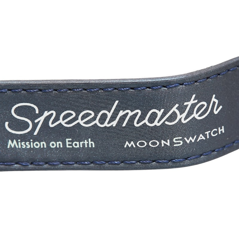 Swatch Speedmaster Moonwatch Mission on Earth Quartz Watch S033G100