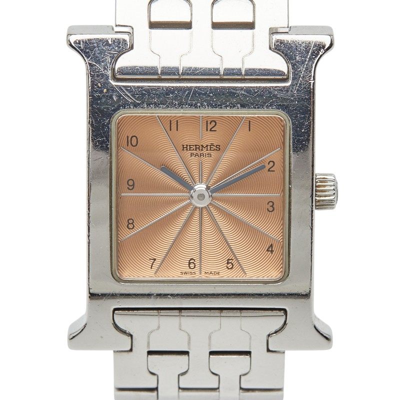 Hermes H Watch Stainless Steel Watch