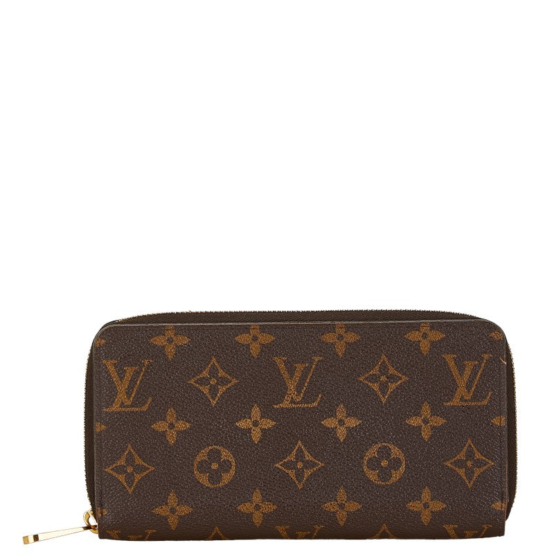 Louis Vuitton Monogram Zippy Wallet M41895 Brown PVC in Very Good Condition