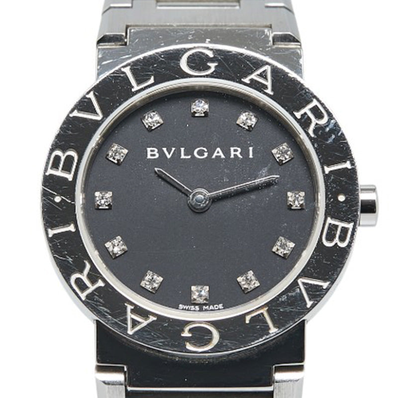 Bvlgari BB26SS Diamond Quartz Stainless Steel Ladies Watch in Very Good Condition