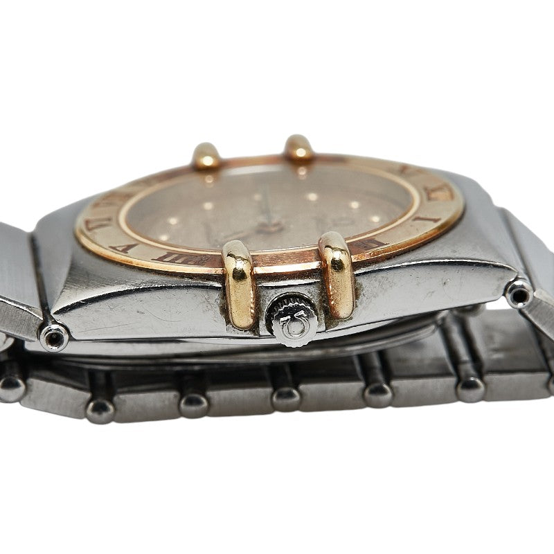 Omega Constellation Quartz Watch Gold Dial