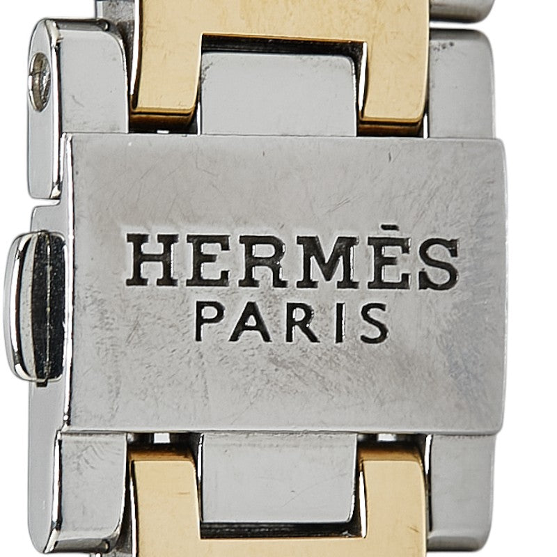 Hermes Clipper Classic Quartz Watch Stainless Steel