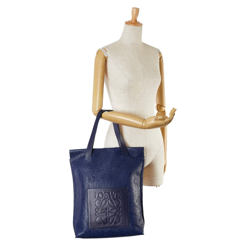 Loewe Anagram Leather Tote Bag