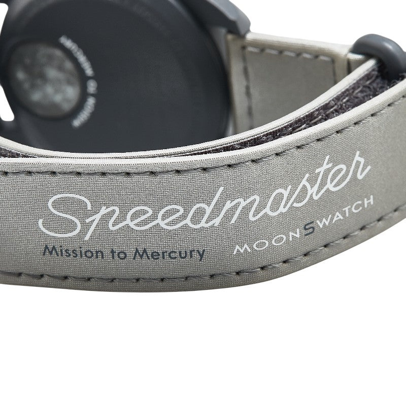 Swatch Speedmaster Moonwatch Mission to Mercury Quartz Watch SO33A100