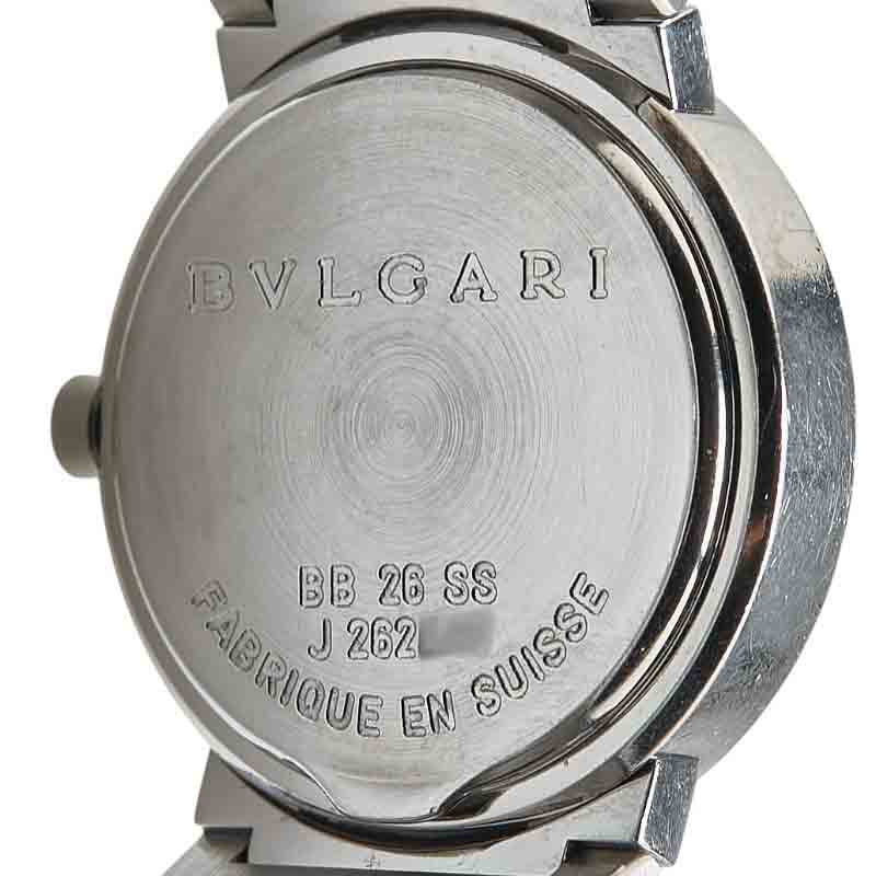 Bvlgari BB26SS Quartz Stainless Steel Watch