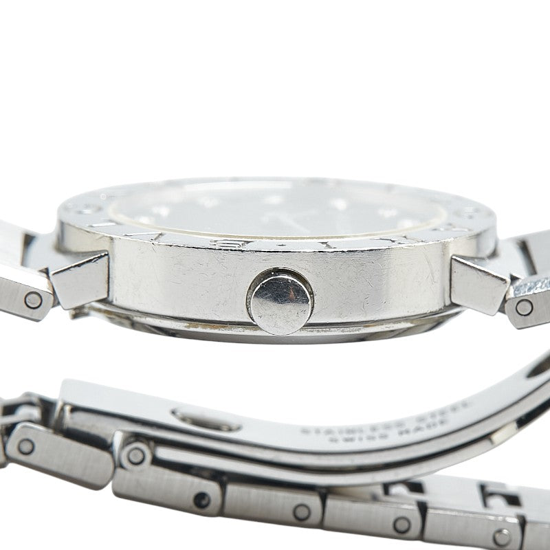 Bvlgari BB26SS Diamond Quartz Watch Stainless Steel