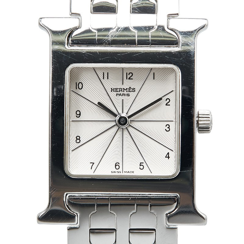 Hermes H Watch Quartz Stainless Steel